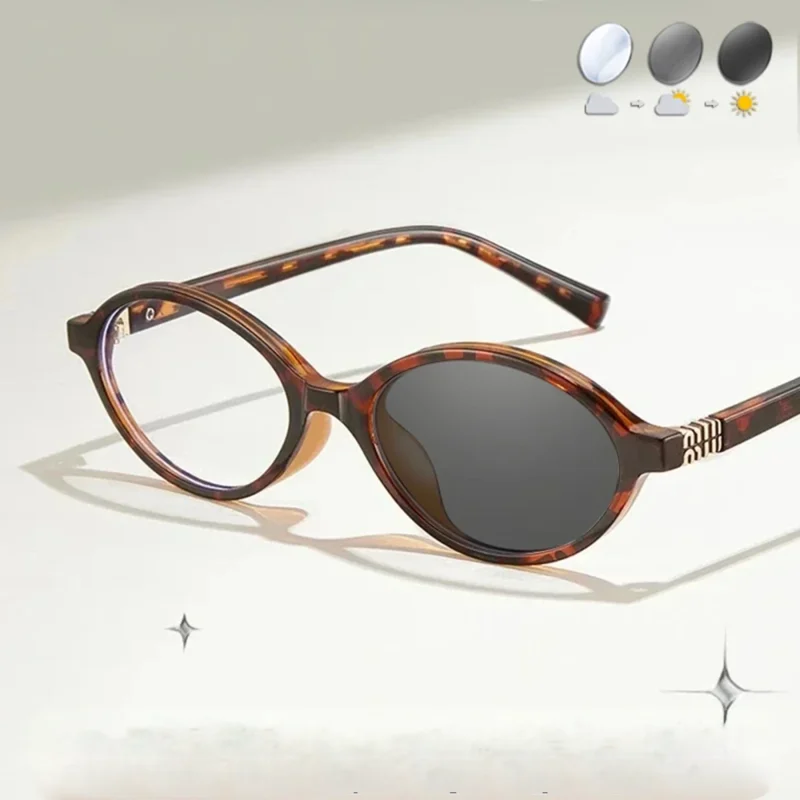 Luxury Classic Oval Anti Blue Light Myopia Glasse G002